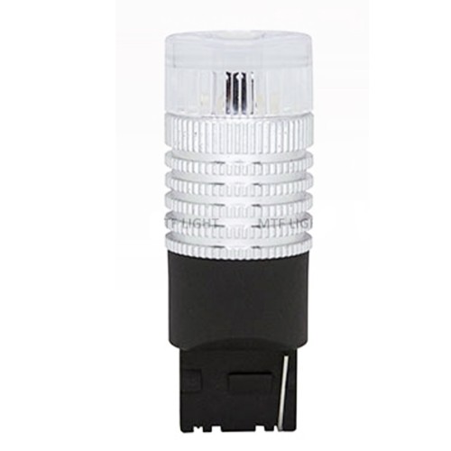 Светодиодная автолампа MTF Light линза 360° W21W красный (1шт)