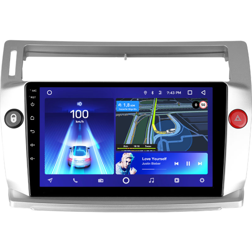 Штатная магнитола Teyes CC3 2K 360° Citroen C4 LA LC 2004-2014 9"
