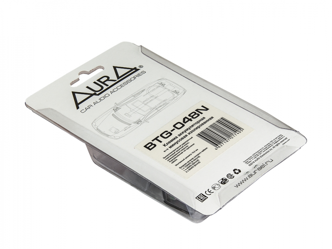 Клемма для аккумулятора, Aura BTG-048N, "минус" (1 шт)
