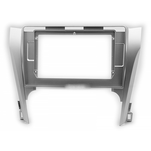 Переходная рамка для установки автомагнитолы Carav 22-176 TOYOTA Camry, Aurion 2011-2014 / DAIHATSU Altis 2012-2017 (Серебристая) 10"
