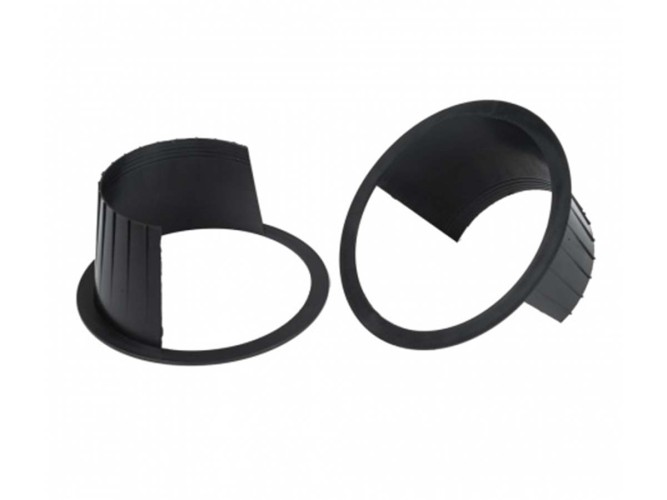 Кольца-адаптеры универсальные пластик с козырьком (L) 6,5" (16,5см) (пара)