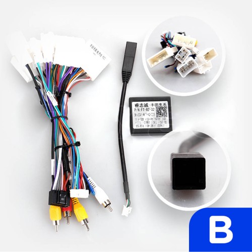 Установочный комплект Teyes для Toyota Camry 7 XV50 XV55 2014-2017 10.2&quot; (Вариант B) авто с цветным дисплеем или усилителем звука  