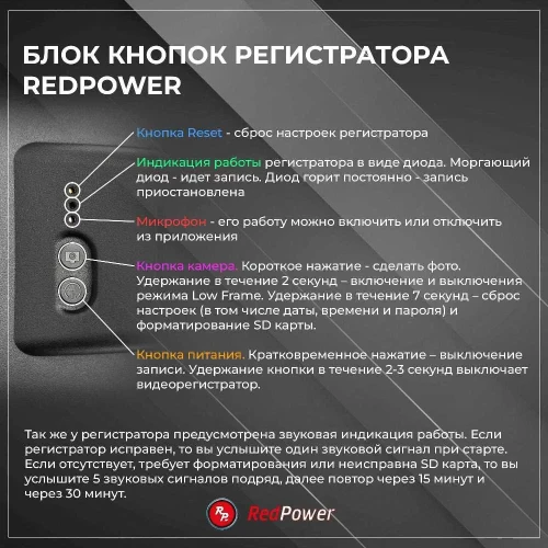 Штатный видеорегистратор RedPower DVR-JET3-G для Jetour X90 и X70  с датчиком дождя