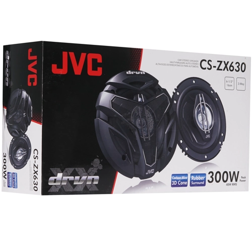JVC CS-ZX630 3-х полосная коаксиальная акустика 16 см (пара)