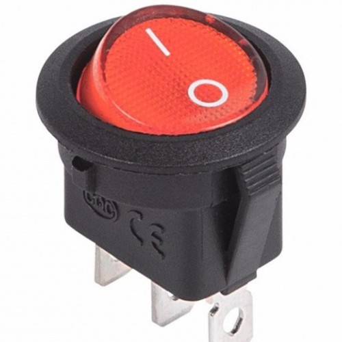 Кнопка врезная с подсветкой 