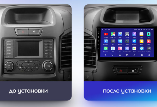 Установочный комплект Teyes для Ford Ranger 2011-2016 9" (F2)