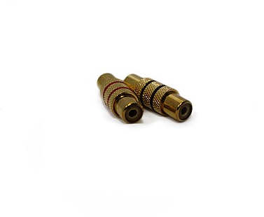 AUDIO NOVA RCA.F-F Сигнальные коннекторы. RCA адаптер, 1 гнездо – 1 гнездо. (1 Штука)