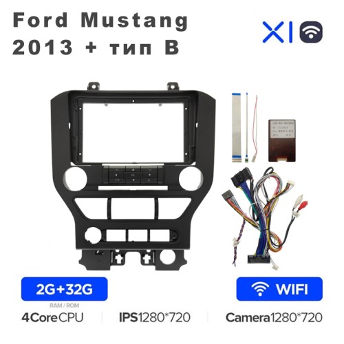 Штатная магнитола Teyes X1 Wi-Fi 9" для Ford Mustang 2013 + тип B