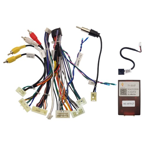 Комплект проводов для установки в Toyota 2012+ (основ., ант, мультируль, DUALCAN, CAM, AMP) (WS-MTTY27)