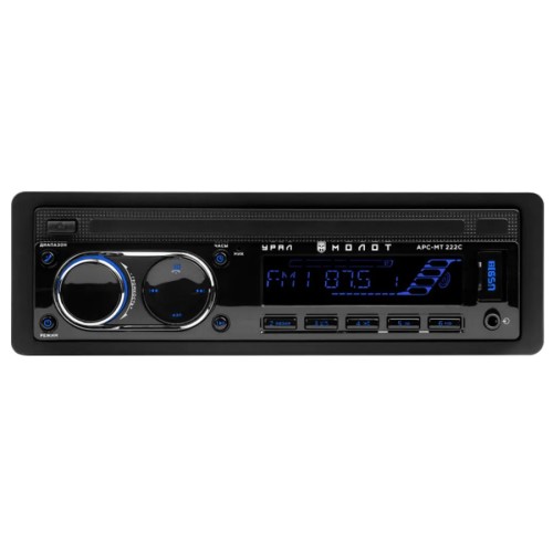 Магнитола (головное устройство) 1Din УРАЛ МОЛОТ АРС-МТ 222С