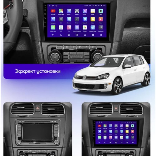 Штатная магнитола Teyes CC3 2K Volkswagen Golf 6 2008-2016 9&quot;