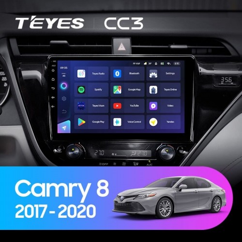 Штатная магнитола Teyes CC3 Toyota Camry 8 XV 70 2017-2020