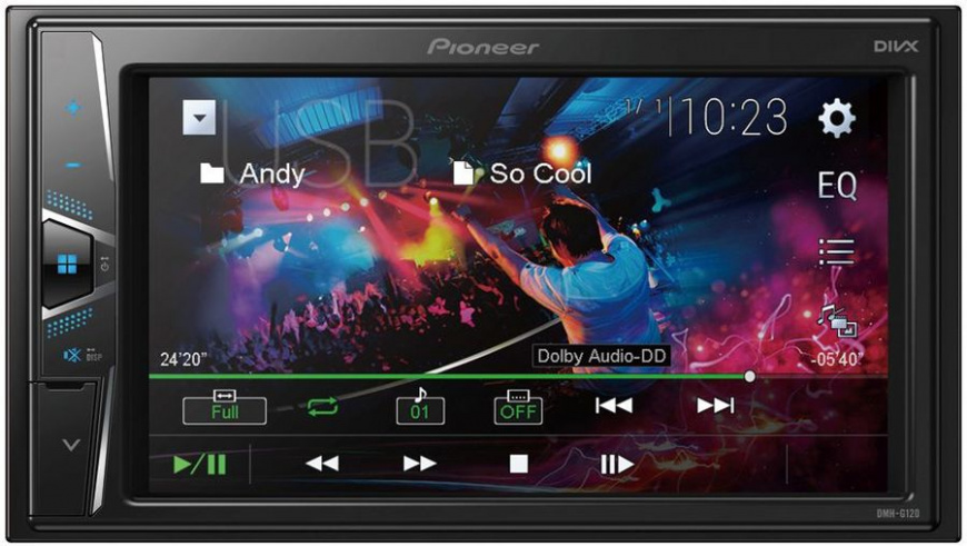 Магнитола (головное устройство) 2Din Pioneer DMH-G120