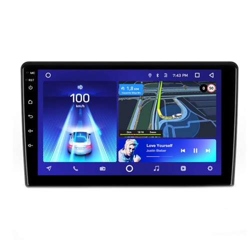Штатная магнитола Teyes X1 Wi-Fi + 4G Renault Duster 2015-2020 / Lada Largus 1 2021 9" (F1) (2+32Gb)