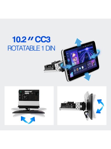 Планшет Teyes CC3 Rotatable Screen Universal 4+32Gb 10.2" 1Din