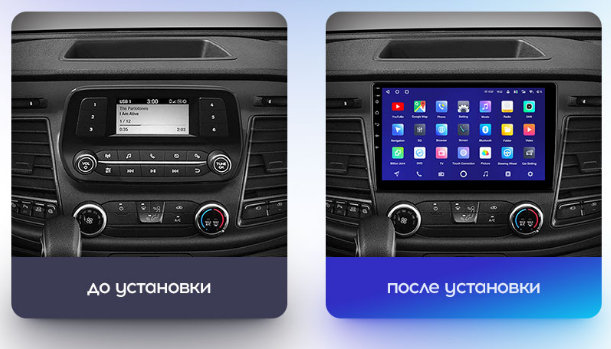 Установочный комплект Teyes для Ford Transit 350 2020-2021 (1Din) 10"