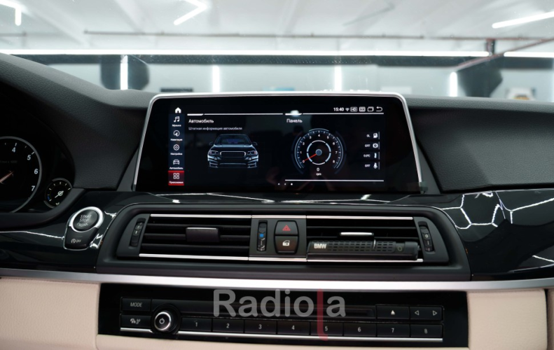Штатная магнитола Radiola для BMW 5-series (F10/F11) 2013-2016 10,25" NBT
