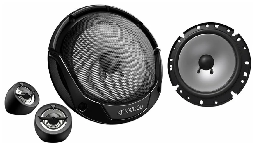 KENWOOD KFC-E170P 2-х полосная компонентная акустика 17 см (комплект)