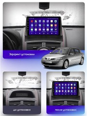Штатная магнитола Teyes CC3 2K Renault Megane 2 2002-2009 9"