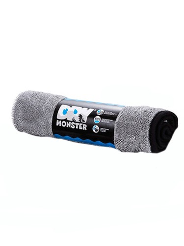 Dry Monster Towel Premium - микрофибра для сушки плетение крученая петля 50х60см, 700гр/м, серый