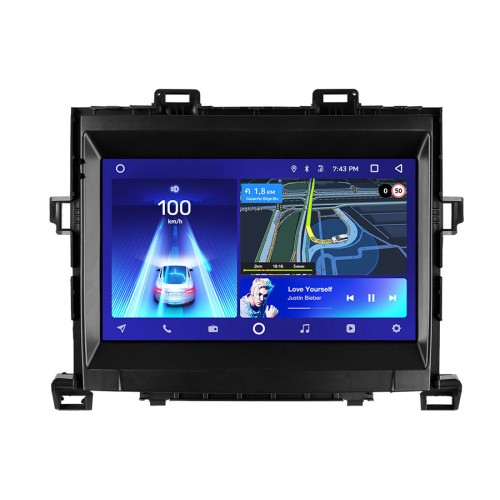 Штатная магнитола Teyes X1 Wi-Fi + 4G Toyota Alphard H20 2008-2014 9" (2+32Gb)
