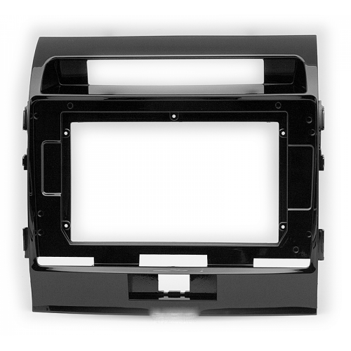 Переходная рамка для установки автомагнитолы Carav 22-190 TOYOTA Land Cruiser 200 (V8) 2008-2015 (Чёрная глянцевая) 10"
