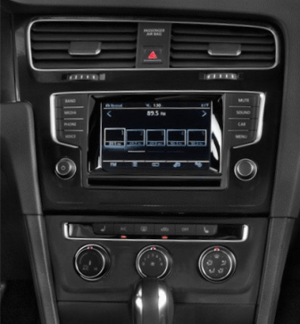 Переходная рамка для установки автомагнитолы Carav 22-469 VOLKSWAGEN Golf 7 2012+ 10"