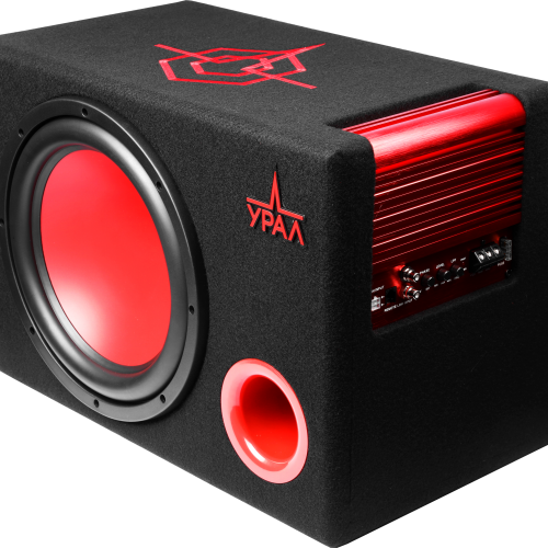 Активный автомобильный сабвуфер УРАЛ АС-У12А ЧЕРНЫЙ