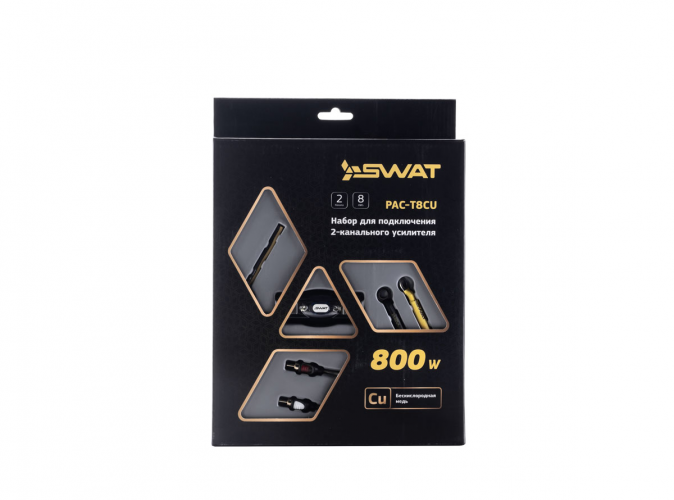 Набор для подключения усилителя SWAT PAC-T8CU