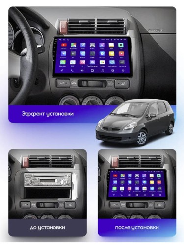 Штатная магнитола Teyes CC3L Honda Jazz 1 GD Fit 1 2001-2009 9" (Left hand drive)