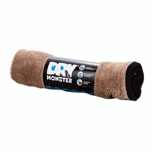 Dry Monster Towel Premium - микрофибра для сушки плетение крученая петля 50х60см, 700гр/м, коричневый