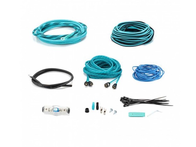 Комплект проводов Aspect для подключения 2-х канального усилителя, бескислородная медь (OFC) 8 AWG 2RCA-2RCA