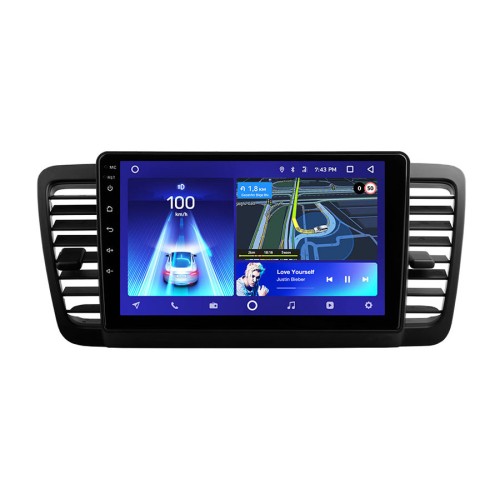Штатная магнитола Teyes X1 Wi-Fi + 4G Subaru Outback 3 / Legacy 4 2003-2009 9" (4+64G)