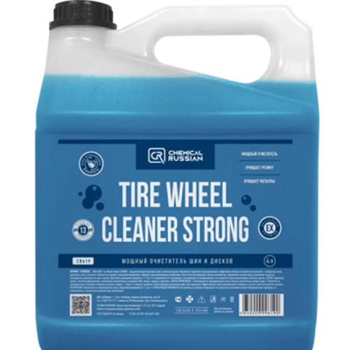 Chemical Russian Tire Wheel Cleaner Strong - мощный очиститель шин и дисков 4л