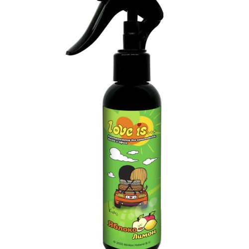 Miodore Love Is - ароматизатор-спрей для салона авто яблоко-лимон 130мл