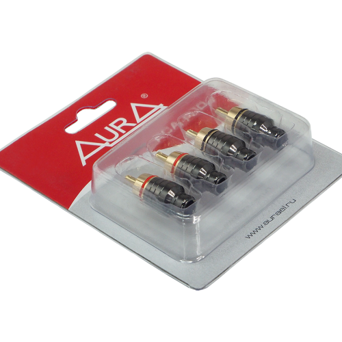 RCA-коннектор AuRa RCA-P604 (4 шт)