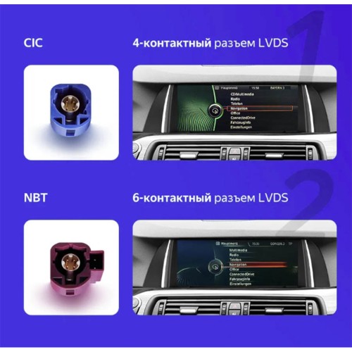 Штатная магнитола Teyes X1 Wi-Fi + 4G BMW 5 Series F10 F11 NBT 2013-2017 9"