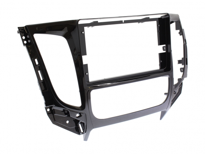 Рамка для установки в Mitsubishi L200 2015 - 2018, Pajero Sport (МКПП) 9"дисплея (авто с климат.)