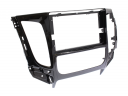 Рамка для установки в Mitsubishi L200 2015 - 2018, Pajero Sport (МКПП) 9"дисплея (авто с климат.)