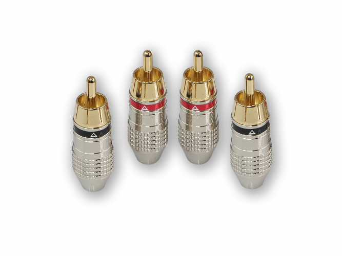 RCA-коннектор AuRa RCA-P612 (4 шт)