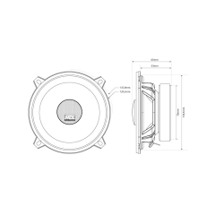 MTX TX450C 2-х полосная коаксиальная акустика 13 см (пара) 