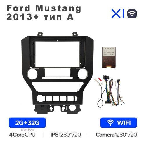 Штатная магнитола Teyes X1 Wi-Fi 9" для Ford Mustang 2013+ тип A
