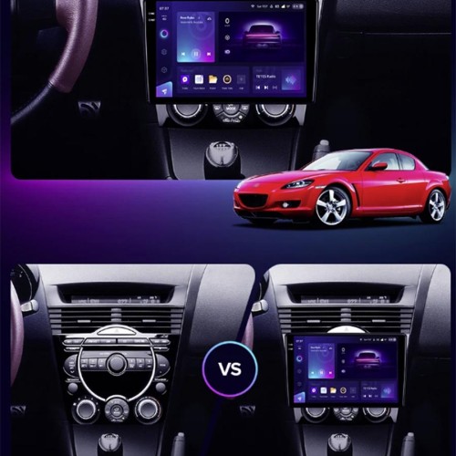 Штатная магнитола Teyes X1 Wi-Fi + 4G Mazda RX-8 SE 2003-2008 9&quot; (1 Din) (2+32Gb)