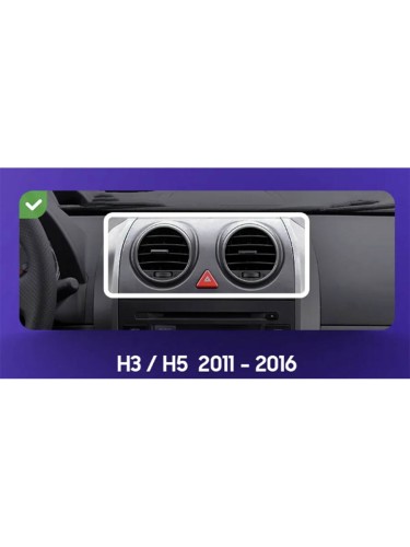 Штатная магнитола Teyes CC3 2K 360° Great Wall Haval H3 / H5 2011-2016 9"