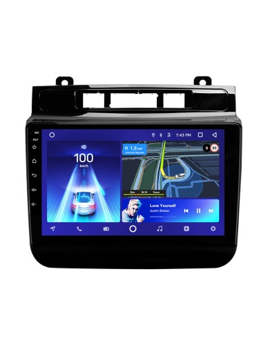 Штатная магнитола Teyes CC3 2K 360° Volkswagen Touareg FL NF 2010-2018 9" (Вариант A) авто без CD чейнджера в бардачке
