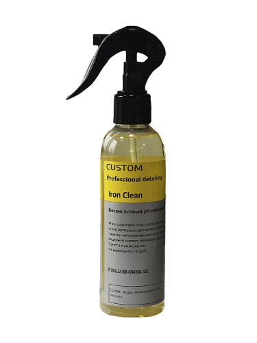 Custom "Iron Clean" - PH-нейтральный очиститель кузова авто 200мл
