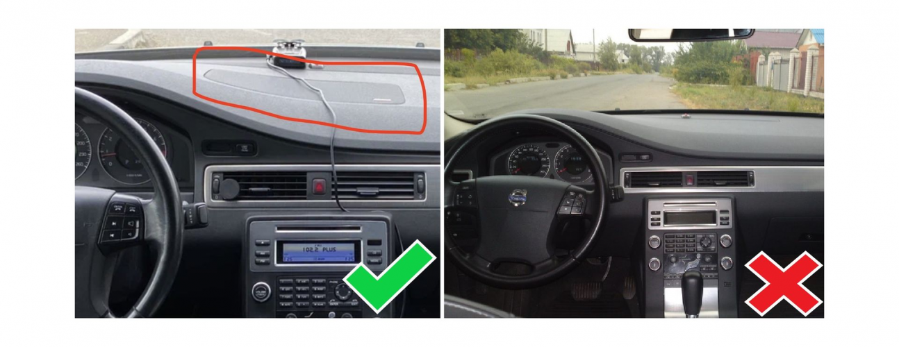 Рамка для установки в Volvo S80 2006-2010 9" дисплея