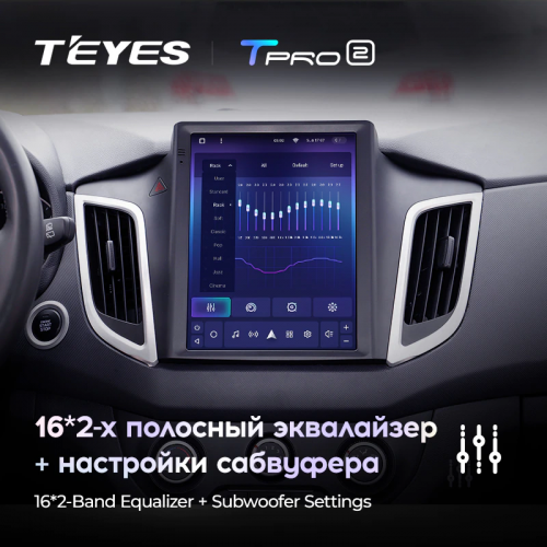 Штатная магнитола Teyes TPRO 2 Hyundai Creta IX25 DS 2015-2019