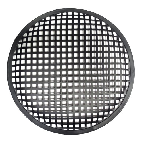 Сетка для динамиков 10" металл /Защитный гриль 25,4 см (10"), ячейка сетки - большой квадрат/