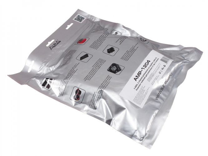 Комплект для подключения 2-х канального усилителя AurA AMP-1204